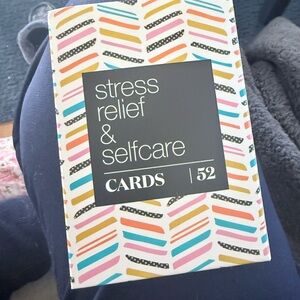 Colorful Stress Relief & Selfcare Cards